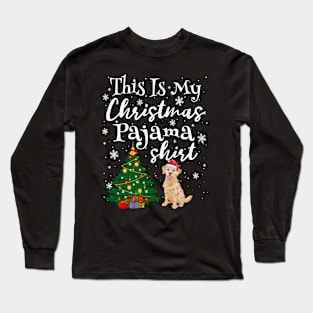 This is my Christmas Pajama Shirt Labrador Lover Dog Long Sleeve T-Shirt